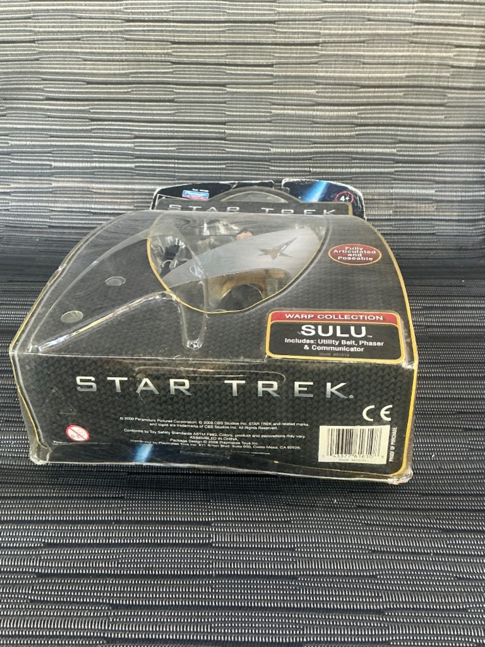 Star Trek 2009 Hikaru Sulu Warp Collection 6 Inch Action Figure Playmates New - Picture 4 of 13